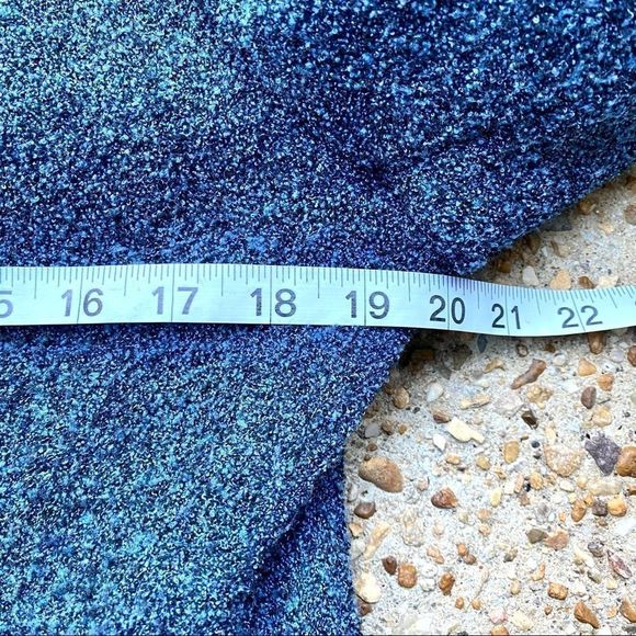 Sandro Blue Lined Mid-Length Winter Coat Size M - Picture 6 of 10